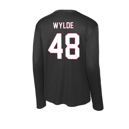 NMSU - NCAA Baseball : Connor Wylde - Activewear Long Sleeve T-Shirt-1