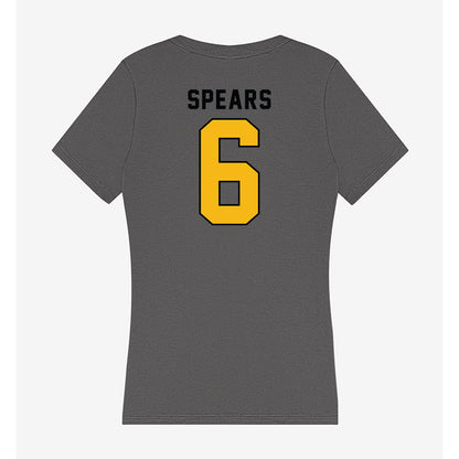 Idaho - NCAA Football : Zakhari Spears - Women's V-Neck T-Shirt-1