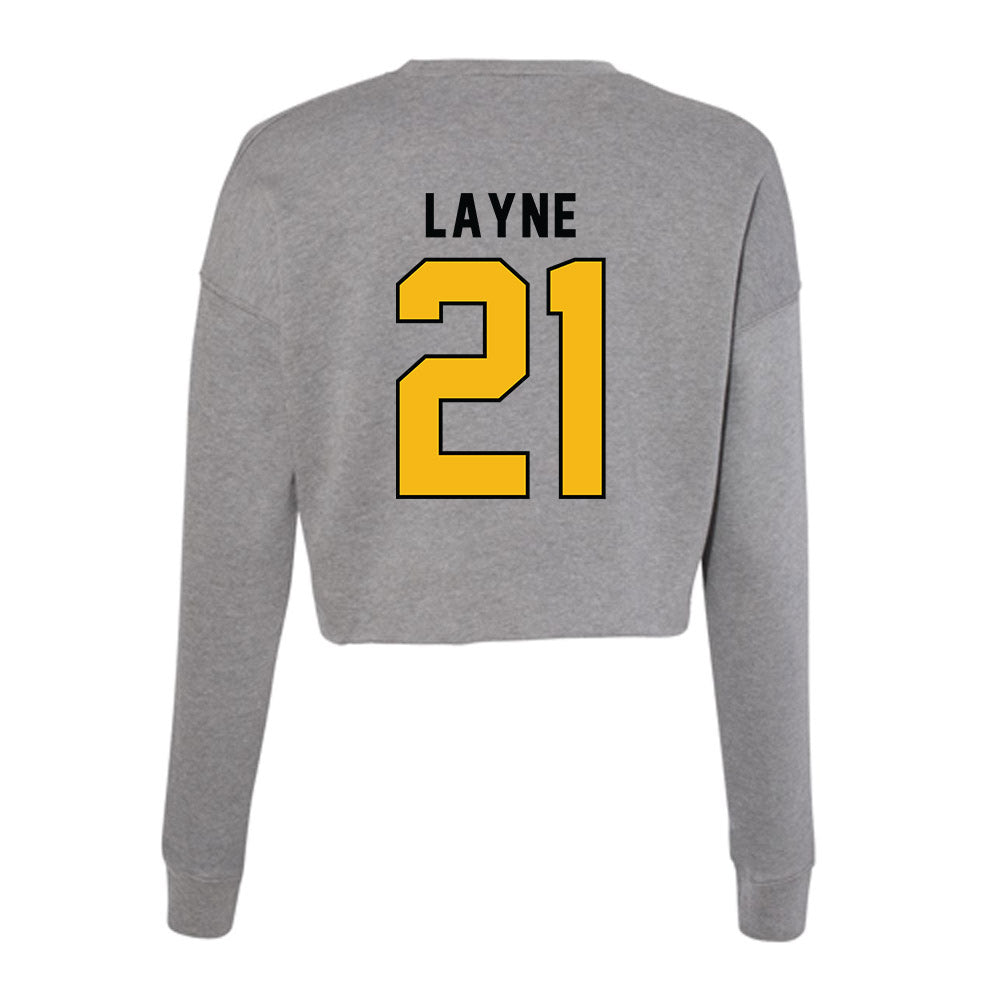 Idaho - NCAA Football : Dylan Layne - Women's Cropped Crew Fleece-1