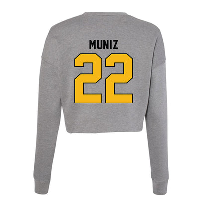 Idaho - NCAA Women's Basketball : Madelynn Muniz - Women's Cropped Crew Fleece-1