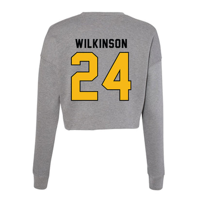 Idaho - NCAA Football : Diezel Wilkinson - Women's Cropped Crew Fleece-1