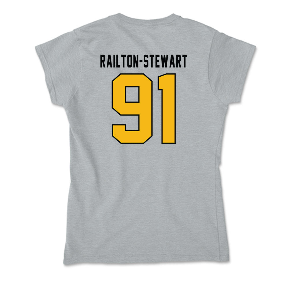 Idaho - NCAA Football : Malakai Railton-Stewart - Soft Style Women’s T-Shirt-1