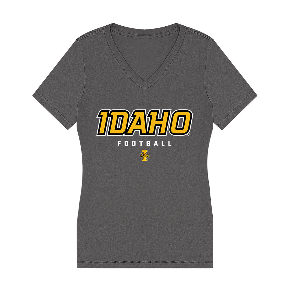 Idaho - NCAA Football : Zakhari Spears - Women's V-Neck T-Shirt-0