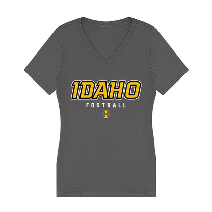 Idaho - NCAA Football : Zakhari Spears - Women's V-Neck T-Shirt-0