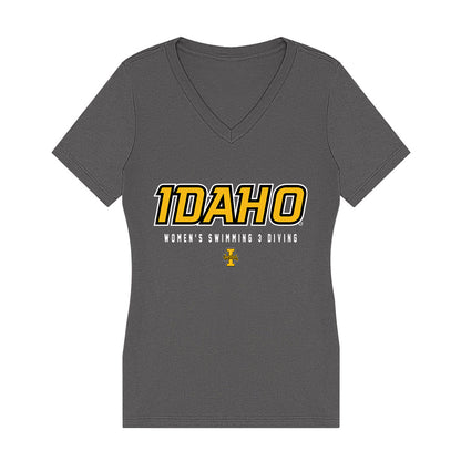 Idaho - NCAA Women's Swimming & Diving : Sienna Lefeber - Women's V-Neck T-Shirt-0