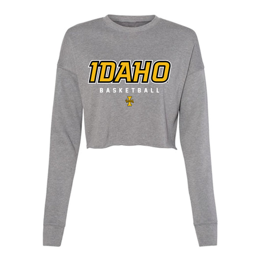 Idaho - NCAA Women's Basketball : Rosemary Schweizer - Women's Cropped Crew Fleece-0