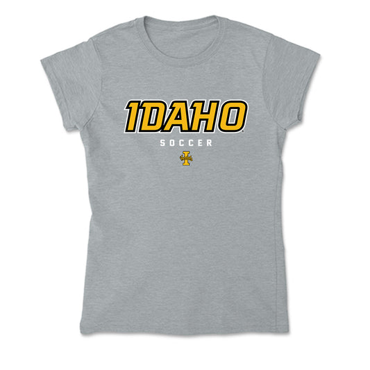 Idaho - NCAA Women's Soccer : Hallie Prinos Grumbach - Soft Style Women’s T-Shirt-0