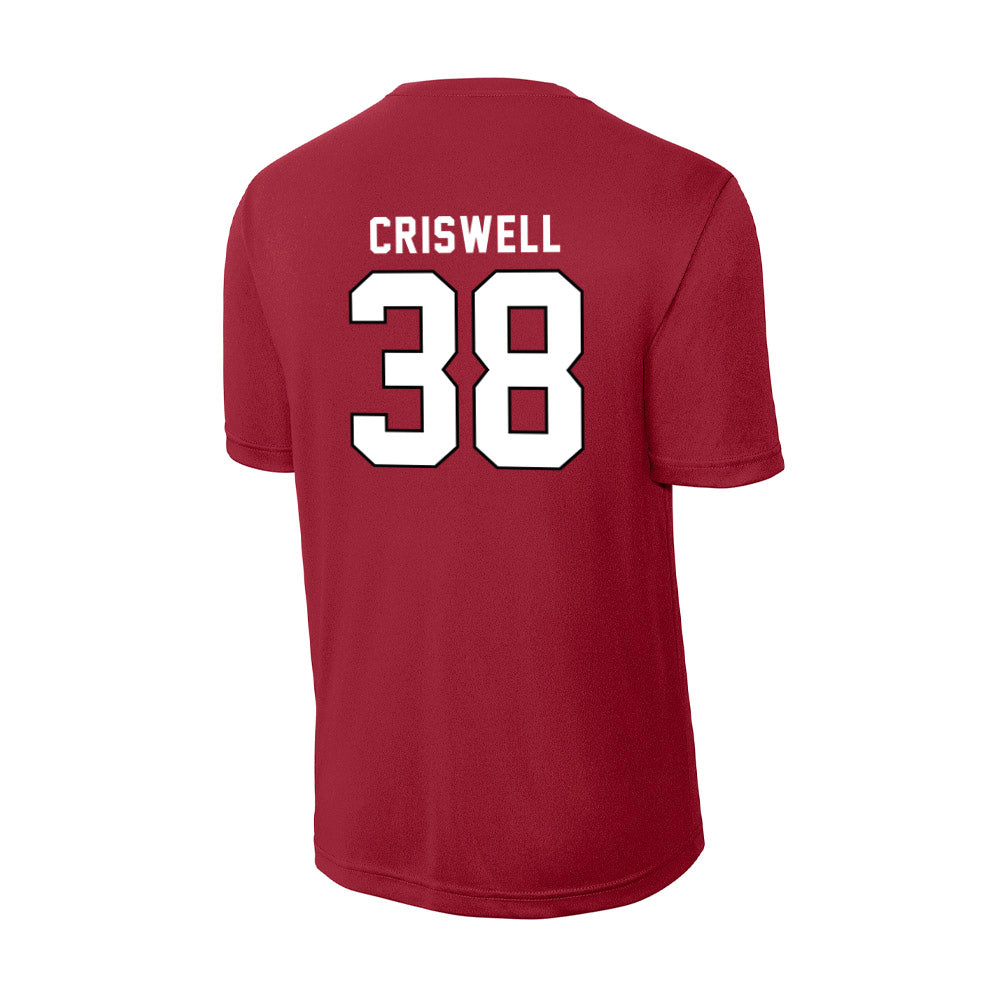 Troy - NCAA Baseball : Nate Criswell - Activewear T-Shirt-1