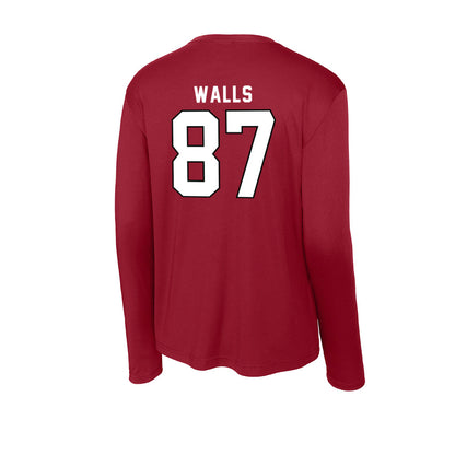 Troy - NCAA Football : Colton Walls - Activewear Long Sleeve T-Shirt-1