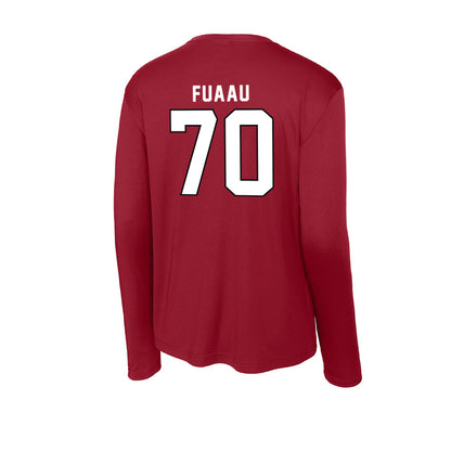 Troy - NCAA Football : Casey Fuaau - Activewear Long Sleeve T-Shirt-1
