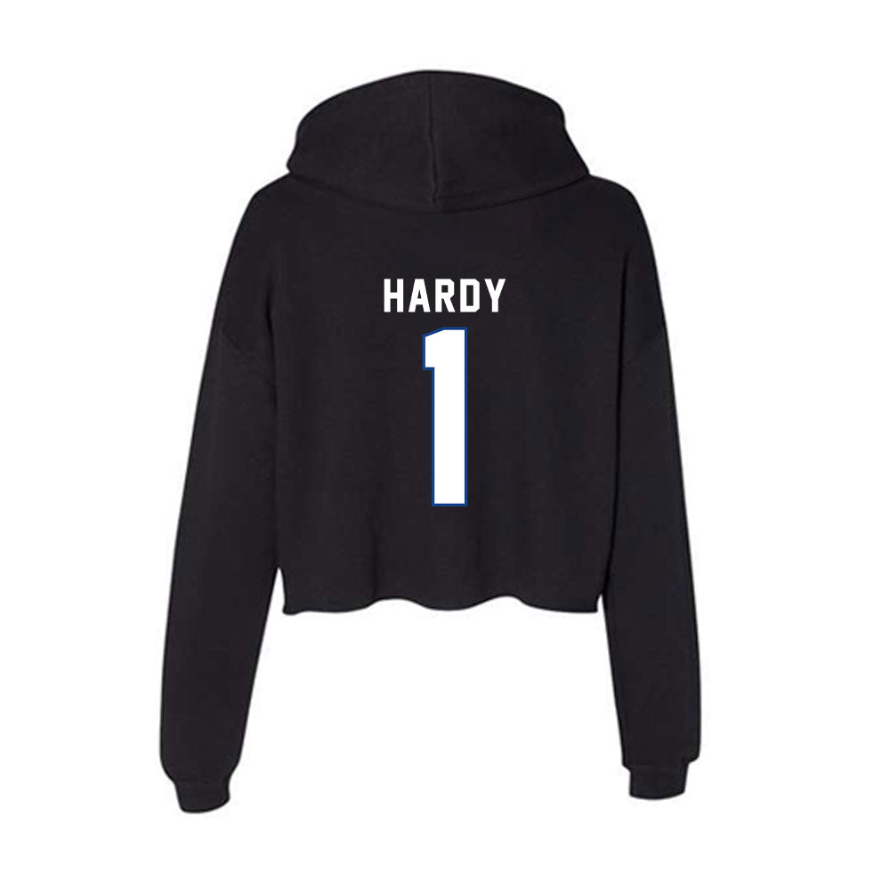 Grand Valley - NCAA Football : Jason Hardy - Women's Crop Fleece Hoodie-1