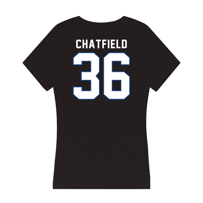 Grand Valley - NCAA Football : Gage Chatfield - Women's V-Neck T-Shirt-1