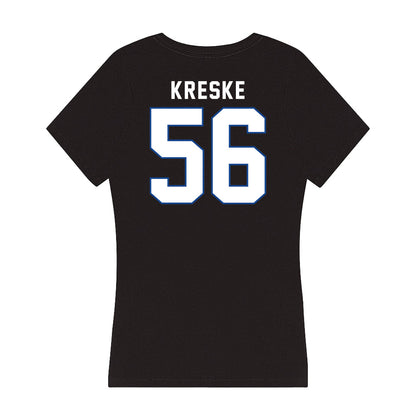 Grand Valley - NCAA Football : David Kreske - Women's V-Neck T-Shirt-1