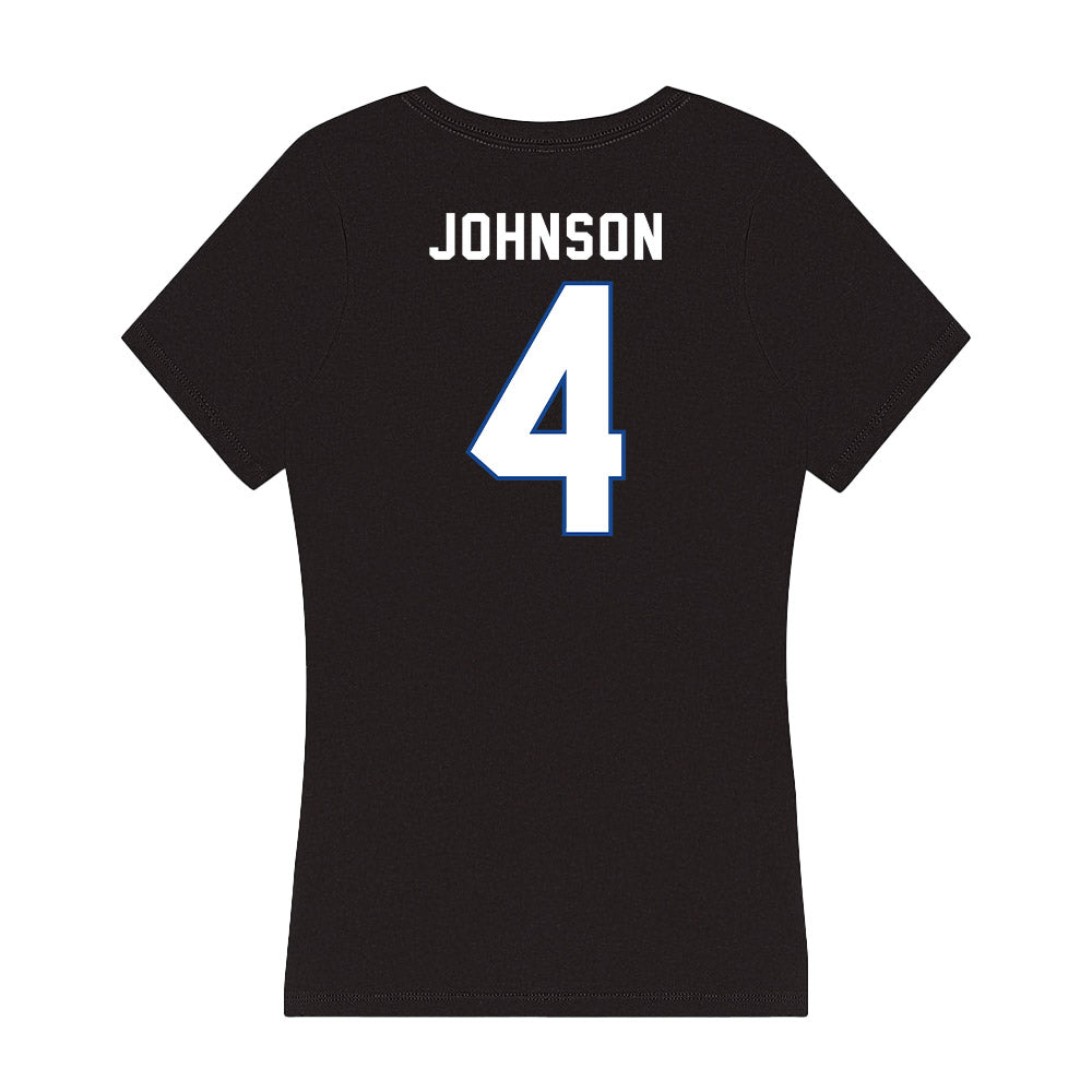 Grand Valley - NCAA Football : Darrell Johnson - Women's V-Neck T-Shirt-1