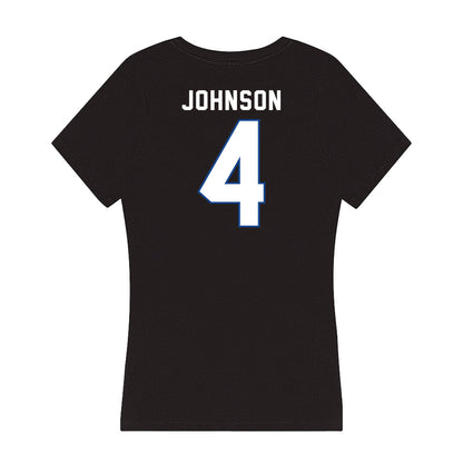 Grand Valley - NCAA Football : Darrell Johnson - Women's V-Neck T-Shirt-1