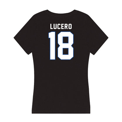 Grand Valley - NCAA Football : Aidan Lucero - Women's V-Neck T-Shirt-1