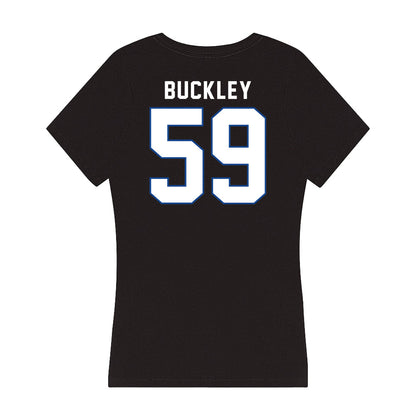 Grand Valley - NCAA Football : Tre Vonte Buckley - Women's V-Neck T-Shirt-1