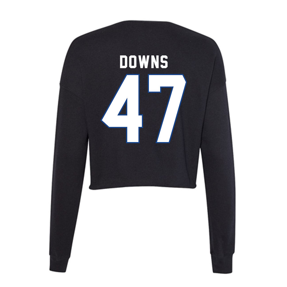 Grand Valley - NCAA Football : Jimmy Downs - Women's Cropped Crew Fleece-1