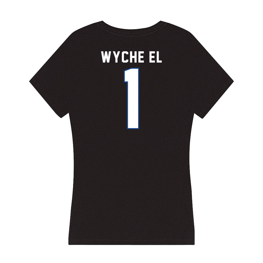 Grand Valley - NCAA Football : Lynn Wyche El - Women's V-Neck T-Shirt-1
