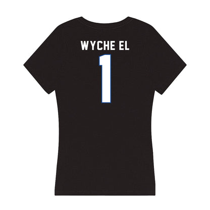Grand Valley - NCAA Football : Lynn Wyche El - Women's V-Neck T-Shirt-1