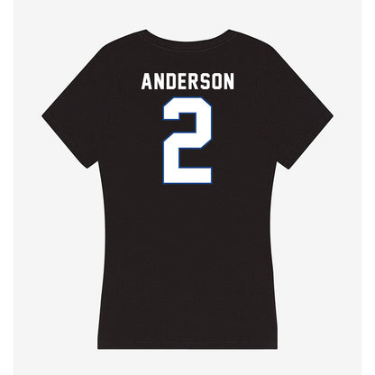 Grand Valley - NCAA Football : Josh Anderson - Women's V-Neck T-Shirt-1