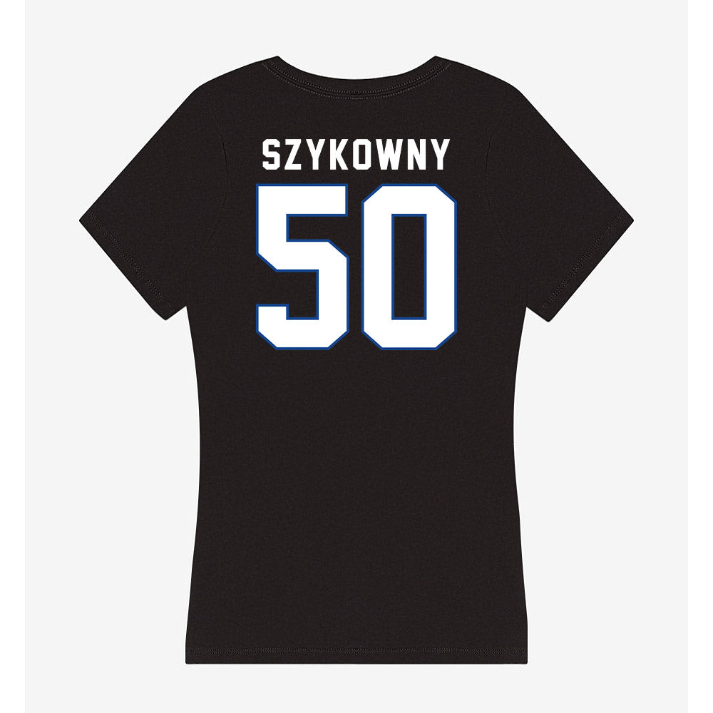 Grand Valley - NCAA Football : Trey Szykowny - Women's V-Neck T-Shirt-1