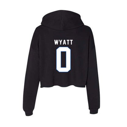 Grand Valley - NCAA Football : Torian Wyatt - Women's Crop Fleece Hoodie-1