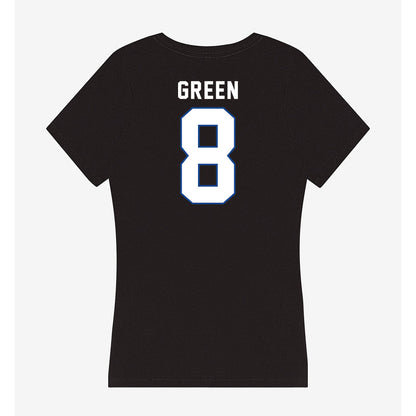 Grand Valley - NCAA Football : Tre'Quan Green - Women's V-Neck T-Shirt-1