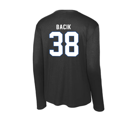 Grand Valley - NCAA Football : Mathew Bacik - Activewear Long Sleeve T-Shirt-1