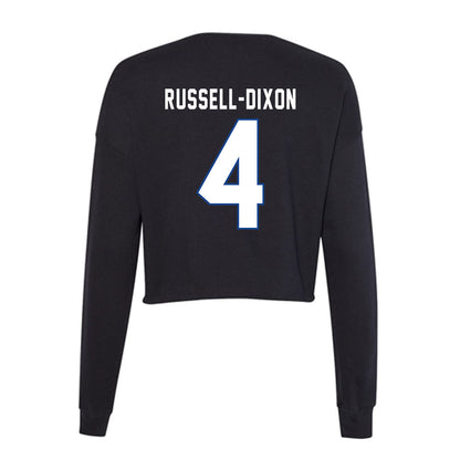 Grand Valley - NCAA Football : Kellen Russell-Dixon - Women's Cropped Crew Fleece-1