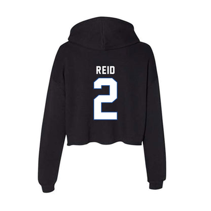 Grand Valley - NCAA Football : Tariq Reid - Women's Crop Fleece Hoodie-1