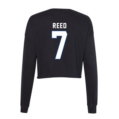 Grand Valley - NCAA Football : Kellen Reed - Women's Cropped Crew Fleece-1