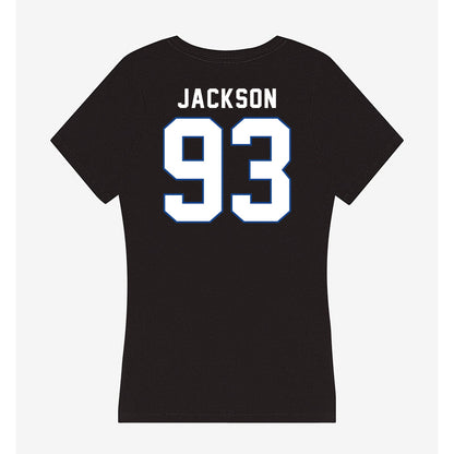 Grand Valley - NCAA Football : Ronald Jackson - Women's V-Neck T-Shirt-1