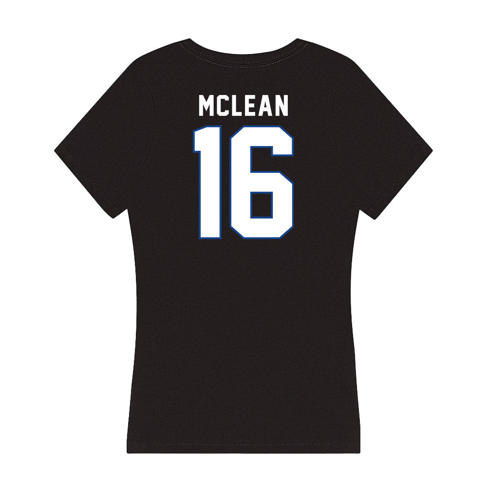 Grand Valley - NCAA Football : Luke Mclean - Women's V-Neck T-Shirt-1