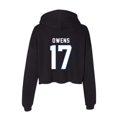 Grand Valley - NCAA Football : Kenyon Owens - Women's Crop Fleece Hoodie-1