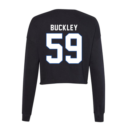 Grand Valley - NCAA Football : Tre Vonte Buckley - Women's Cropped Crew Fleece-1