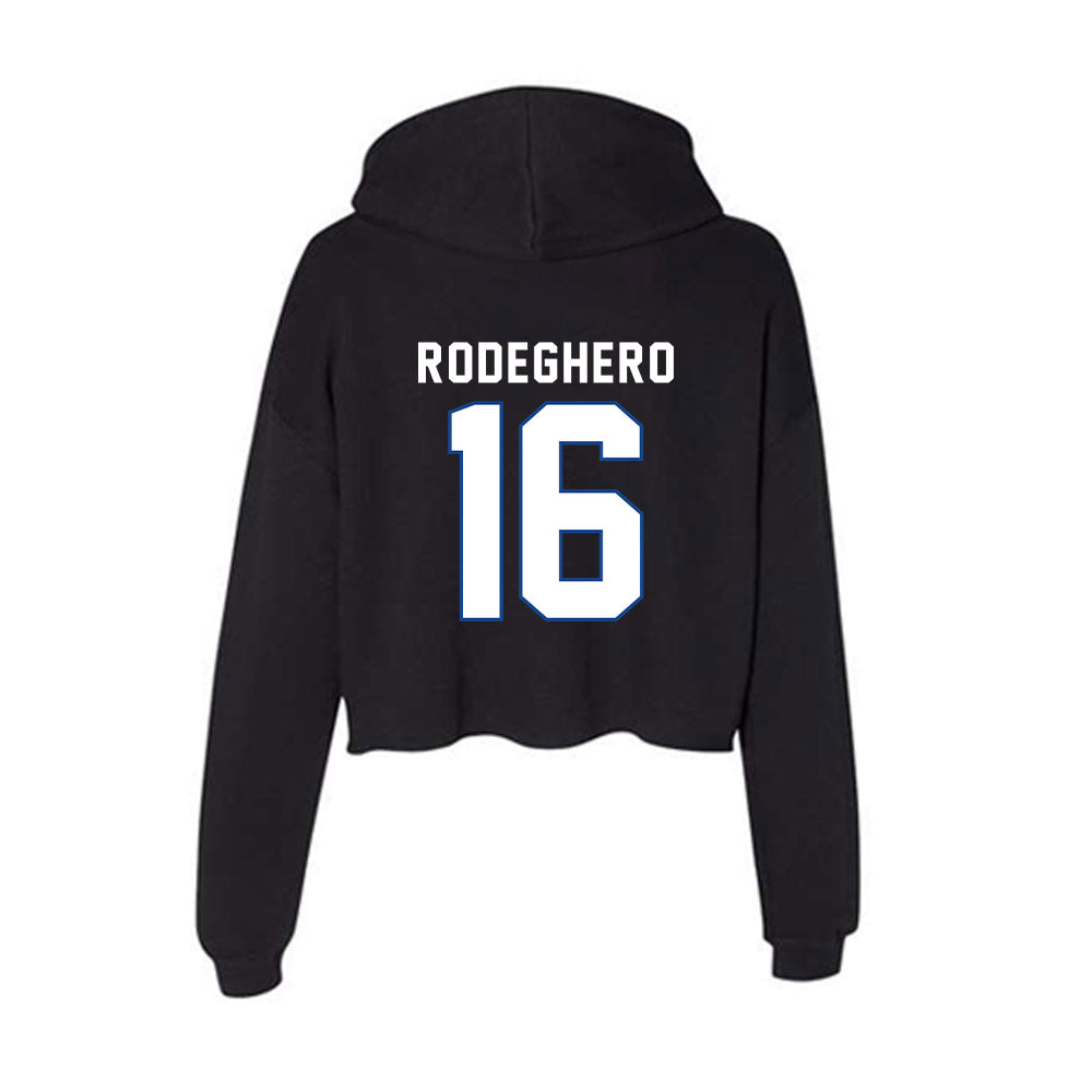 Grand Valley - NCAA Women's Volleyball : Taelynn Rodeghero - Women's Crop Fleece Hoodie-1