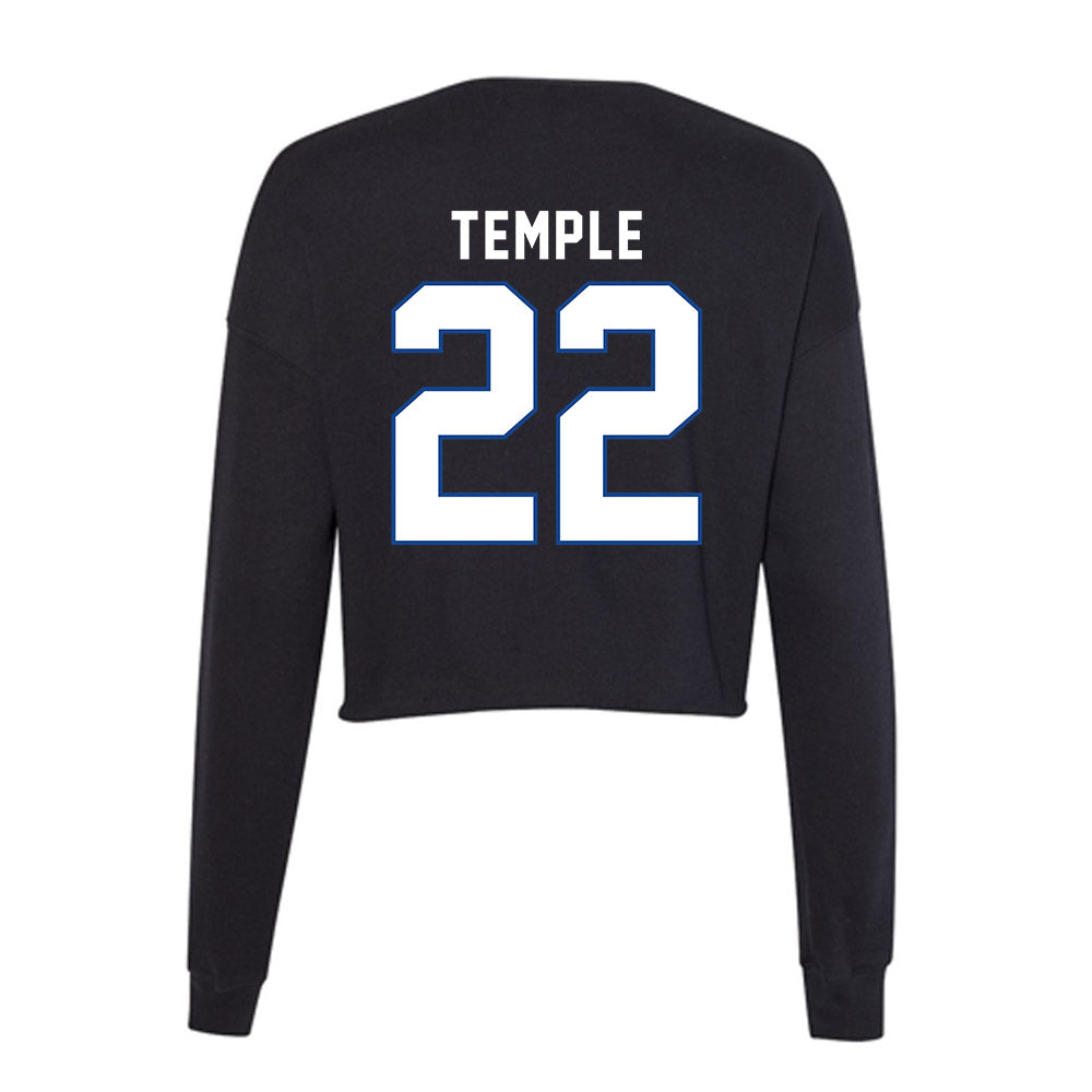 Grand Valley - NCAA Football : Troy Temple - Women's Cropped Crew Fleece-1