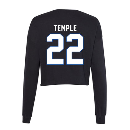 Grand Valley - NCAA Football : Troy Temple - Women's Cropped Crew Fleece-1
