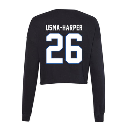 Grand Valley - NCAA Football : Syone Usma-Harper - Women's Cropped Crew Fleece-1