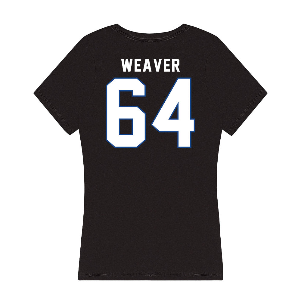 Grand Valley - NCAA Football : Brett Weaver - Women's V-Neck T-Shirt-1