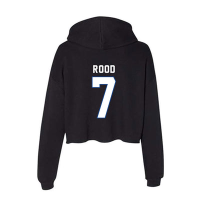  - NCAA Football : Derek Rood - Women's Crop Fleece Hoodie-1