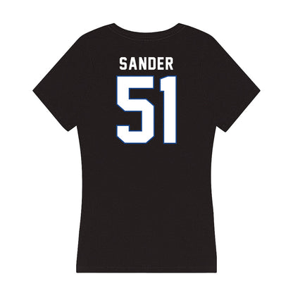Grand Valley - NCAA Football : Joshua Sander - Women's V-Neck T-Shirt-1