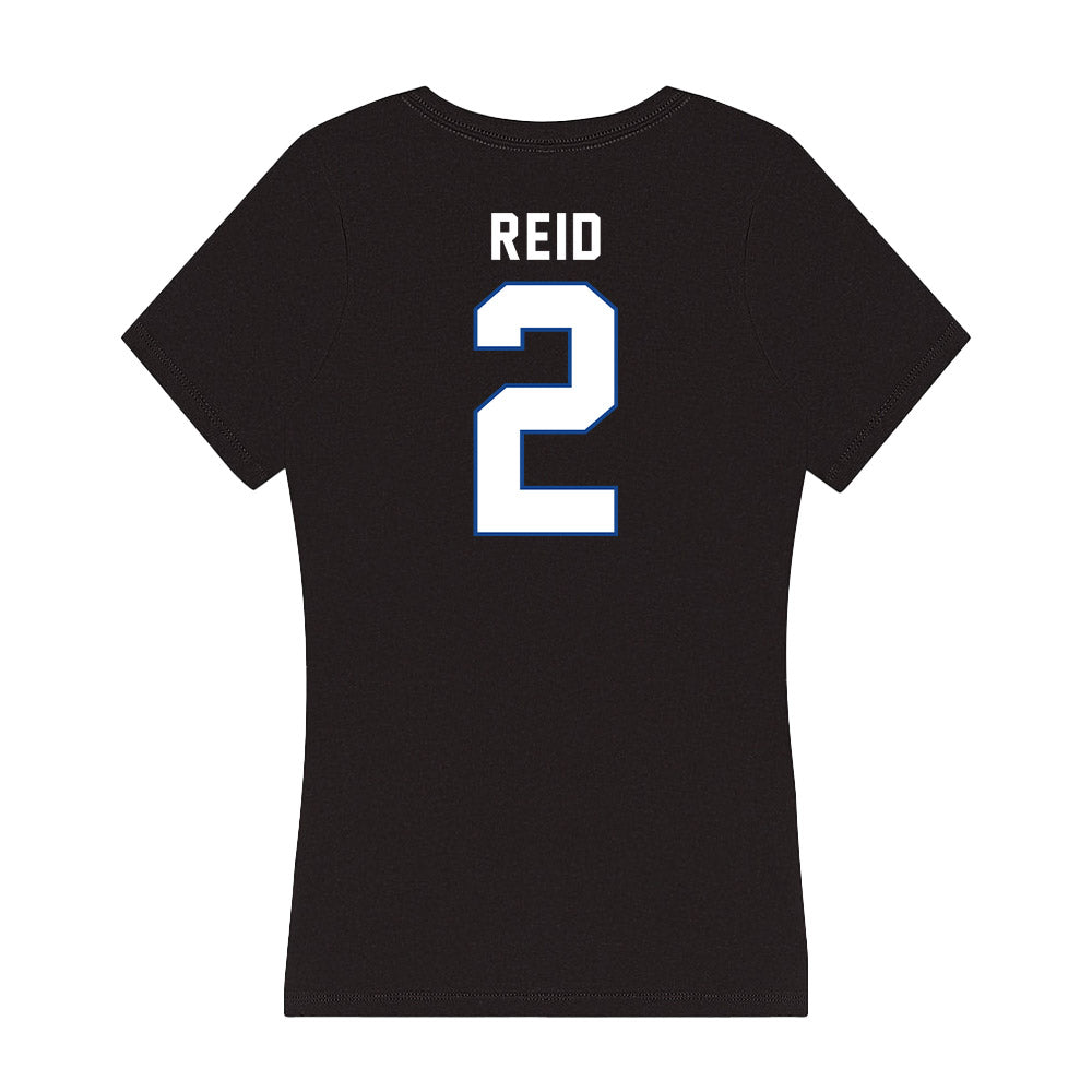 Grand Valley - NCAA Football : Terez Reid - Women's V-Neck T-Shirt-1