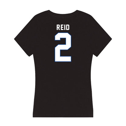Grand Valley - NCAA Football : Terez Reid - Women's V-Neck T-Shirt-1