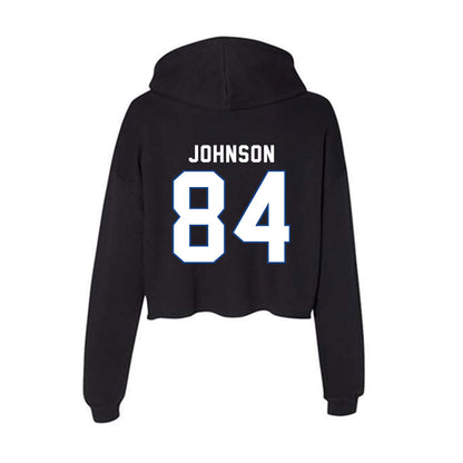 Grand Valley - NCAA Football : Jaylen Johnson - Women's Crop Fleece Hoodie-1