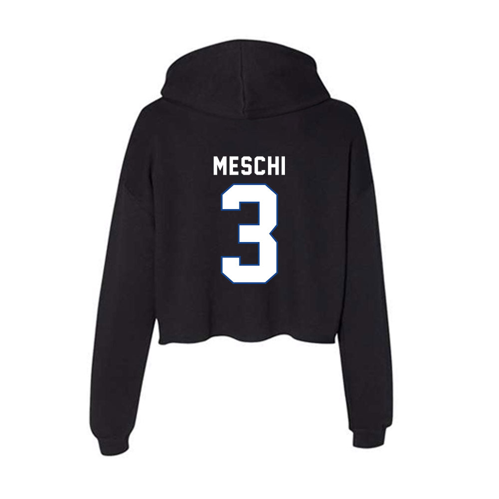 Grand Valley - NCAA Football : Vincenzo Meschi - Women's Crop Fleece Hoodie-1