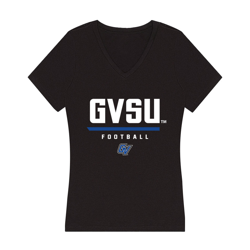 Grand Valley - NCAA Football : Joshua Sander - Women's V-Neck T-Shirt-0
