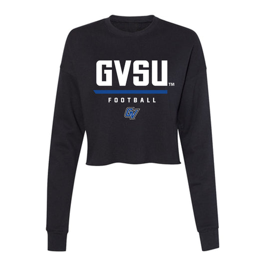 Grand Valley - NCAA Football : Gage Chatfield - Women's Cropped Crew Fleece-0