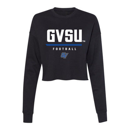 Grand Valley - NCAA Football : Quinn Wills - Women's Cropped Crew Fleece-0
